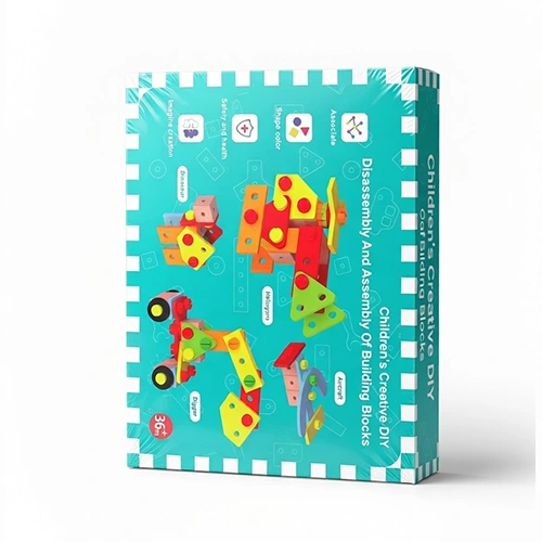 مجموعة تركيب وبناء إبداعية للأطفال قابلة للفك والتركيب DIY