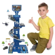 موقف سيارات حلزوني مع عربات